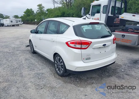 2017 Ford C-Max Energi Titanium from USA, damaged, VIN 1FADP5FU8HL107804